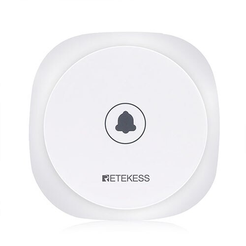 RETEKESS 5Pcs TD017 Pager Wireless Call Button Touch White 433.92MHz Restaurant Transmitter For Coffee Shop Hotel Hospital: Default Title