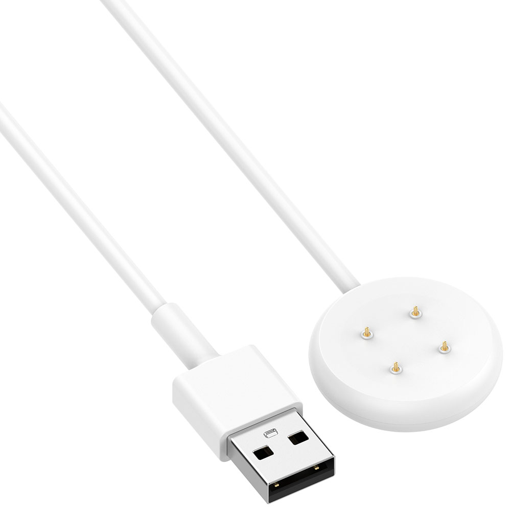 Cargador rápido para Google Pixel Watch 2 Cable de carga USB para Google Watch2 USB-A Imán de carga: Blanco