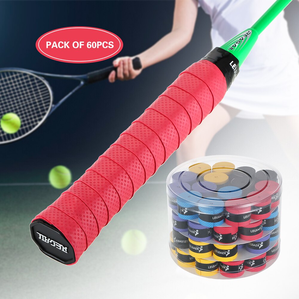 100/60/30/15/9/5 Pcs Racchetta Da Tennis Overgrip Anti-skid Sudore Nastro Avvolge di Badminton racchetta Corso Grip Canna Da Pesca Banda di Sudore Grip