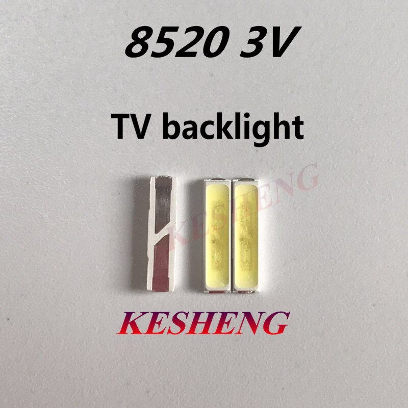 100PCS Per TV LED retroilluminate Applicazioni TV Retroilluminazione a LED 0,4 W 3 V 8520 Bianco freddo EVERLIGHT 62-122UMRIC