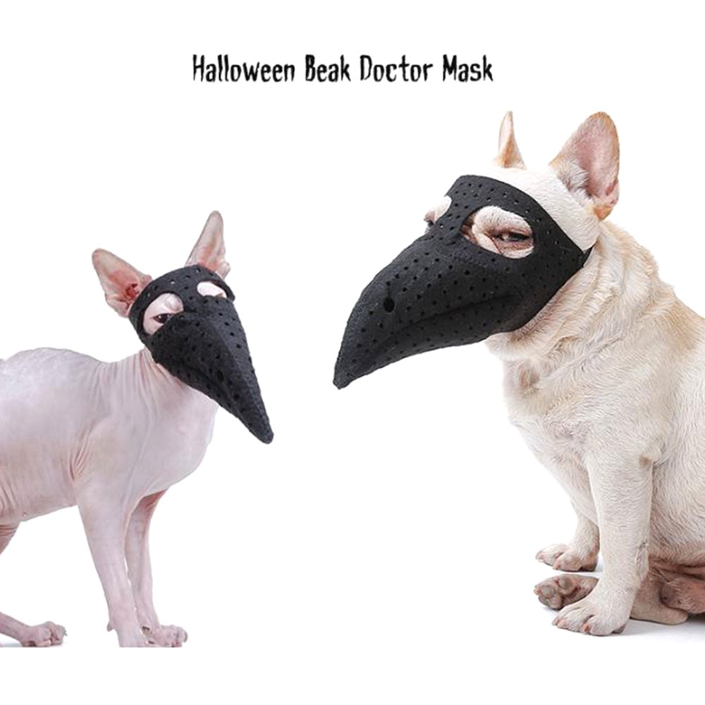 Horrible Vogel Snavel Mond Masker Stop Bark Snuit Huisdieren Halloween Dress Up Cosplay Kostuum Hond Anti-Bite Gezichtsmasker hond Snuit