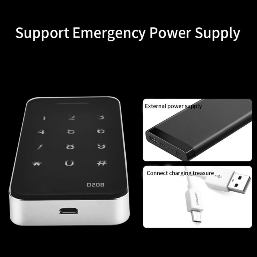 Password Lock Electric Smart Digital Cabinet Lock Anti-theft Touch Keypad Password Card Locker Lock smart lock