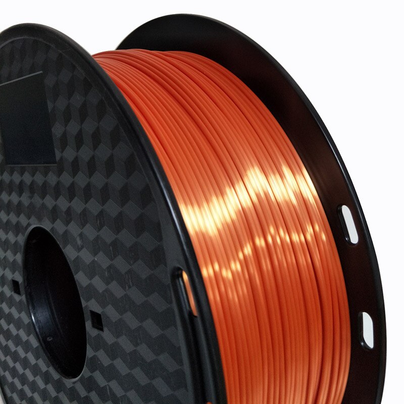 Soie pla Orange 3d imprimante Filament 1.75mm 500g soyeux brillance brillant 3D impression matériel métal sensation soie impression Filament