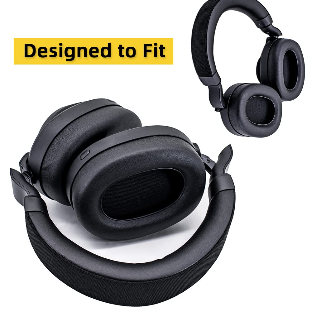 Elite 85H Ersatz-Ohrpolster, kompatibel mit Jabra Elite 85H Wireless-Kopfhörern, Ohrpolster