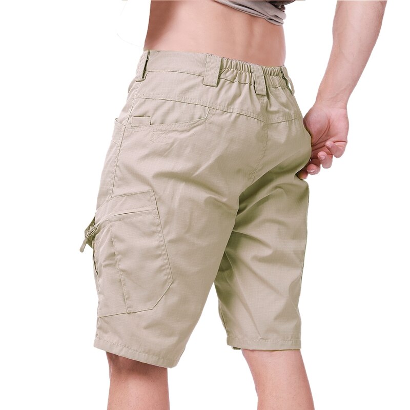 Udendørs shorts til mænds sommervandringsshorts med flere lommer, sport, cykeltræning, værktøjsshorts