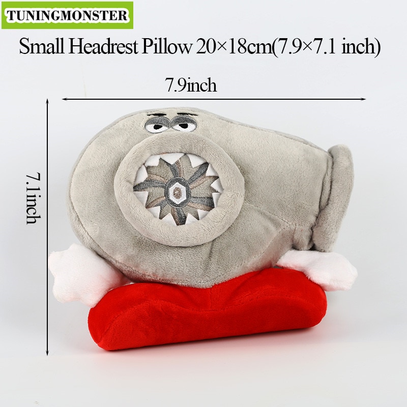 Turbo Turbine Pillow Plush Toy Turbocharger JDM Cushion Decor Headrest Backrest Seat Cover Hellaflush Neck Rest