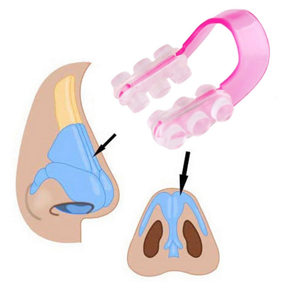 1Pcs Neus Omhoog Shaping Shaper Lifting Bridge Straightening Beauty Neus Clip Gezicht Fitness Facial Clipper Corrector Tool: Default Title