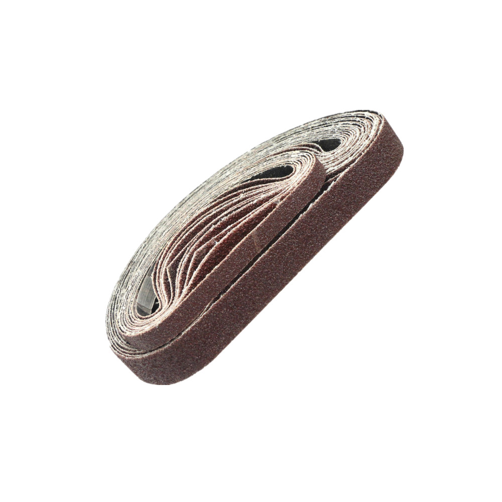 10pcs/lot HIFESON 10mm 20mm Sanding Belts Sandpapers 60 80 120 240 400 600 Grits Polishing Abrasive Bands For Belt Sander