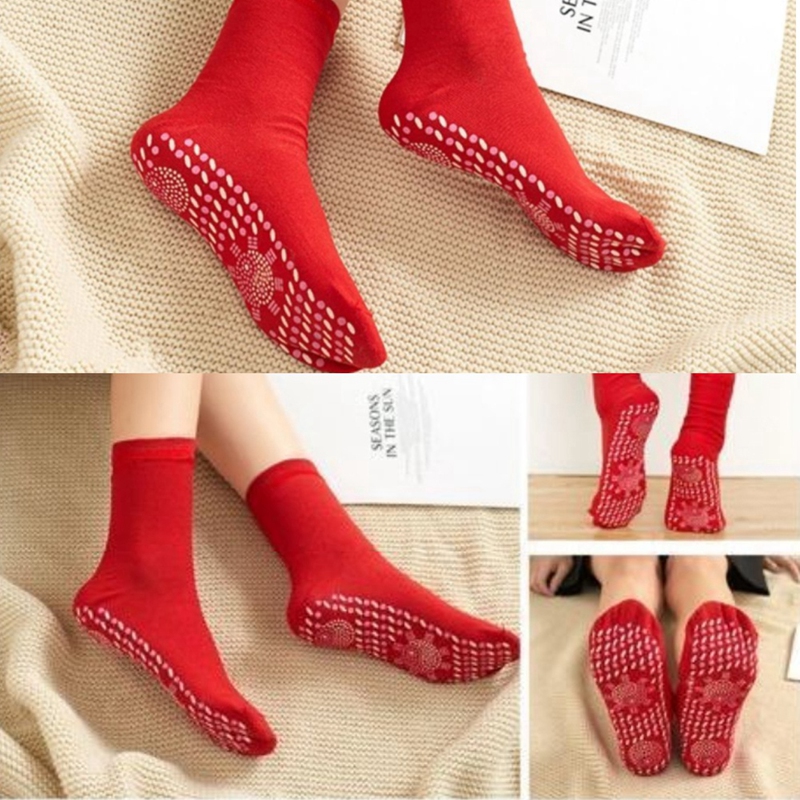 Samonagrzewające się skarpety turmalin magnetyczne skarpety CottonUnisex samonagrzewające skarpetki opieki zdrowotnej dla kobiet mężczyzn wycieczka magnetoterapia Comf