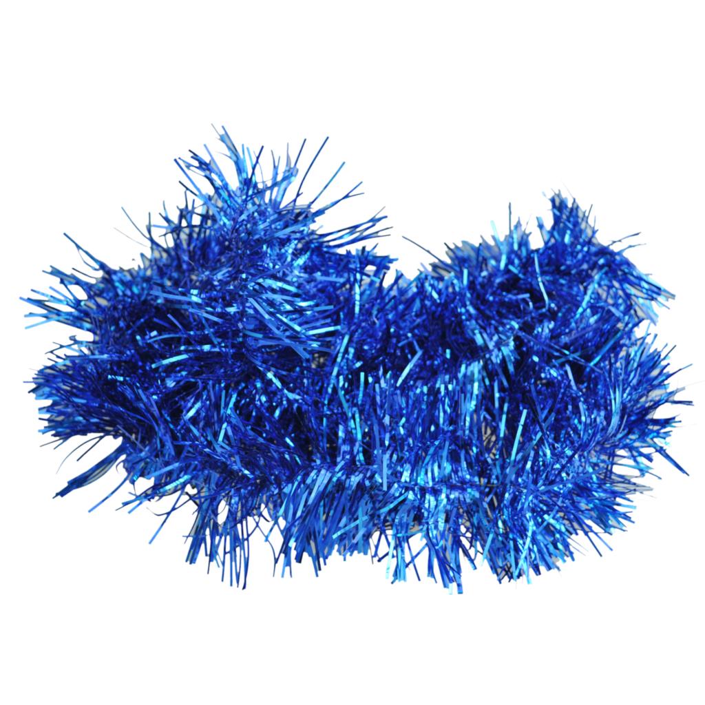 2m 6.5 Ft Christmas Tinsel Tree Decorations Tinsel Garland blue