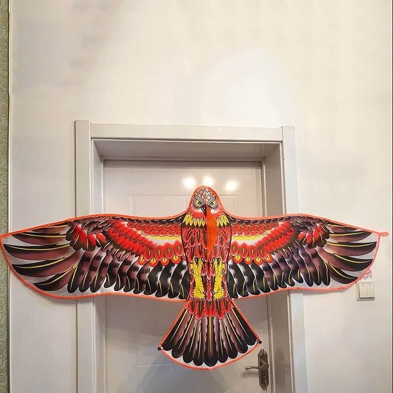 1.2M Flat Eagle Kite With 50 Meter Kite Line Flying Bird Windsock Outdoor Toys 1 Pcs