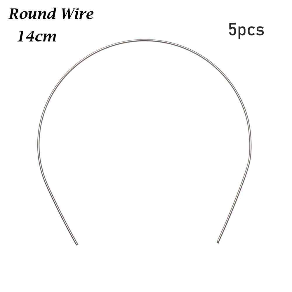 Accesorios de decoración para el cabello de muñecas, piezas de banda para la cabeza, materiales para diademas de muñecas, 1/3, 1/4, 1/6, 5 uds.