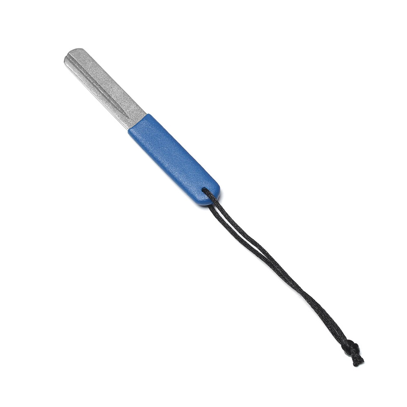 Vissen Haak Slijpen Draagbare Outdoor Dubbele Groef Hone Vissen Slijpen Haak Puntenslijper Vis Accessoires Tool: Blauw
