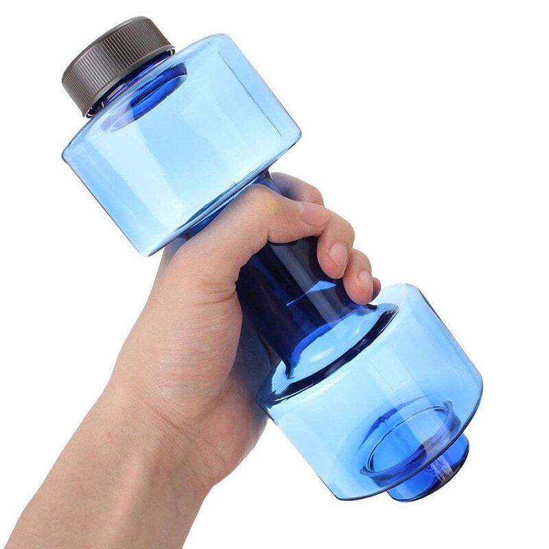 Sportsvannflasker 550ml lekkasjerbare bærbare uknuselige min plastflaske shaker Fitness hantel unisex Fitness hjem: misligholde tittel