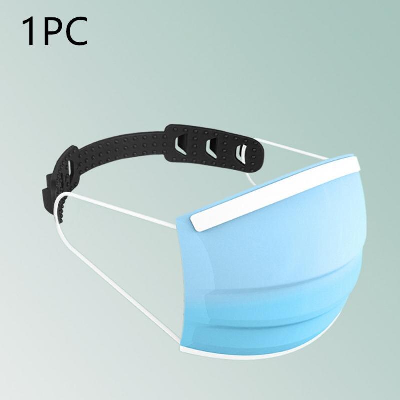 10 pièces masque corde Extension boucle TPU réglable anti-dérapant anti-dérapant masque crochet oreille-tirant masque oreille corde Extension boucle: 01