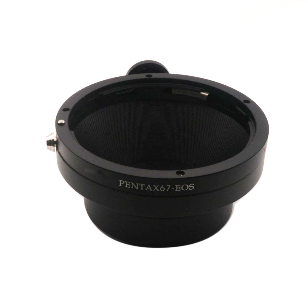 Anillo adaptador de montaje Pentax67-EOS para cámara, accesorio para Pentax 67 67II 6x7 series PK67, lente de formato medio a Canon EOS EF