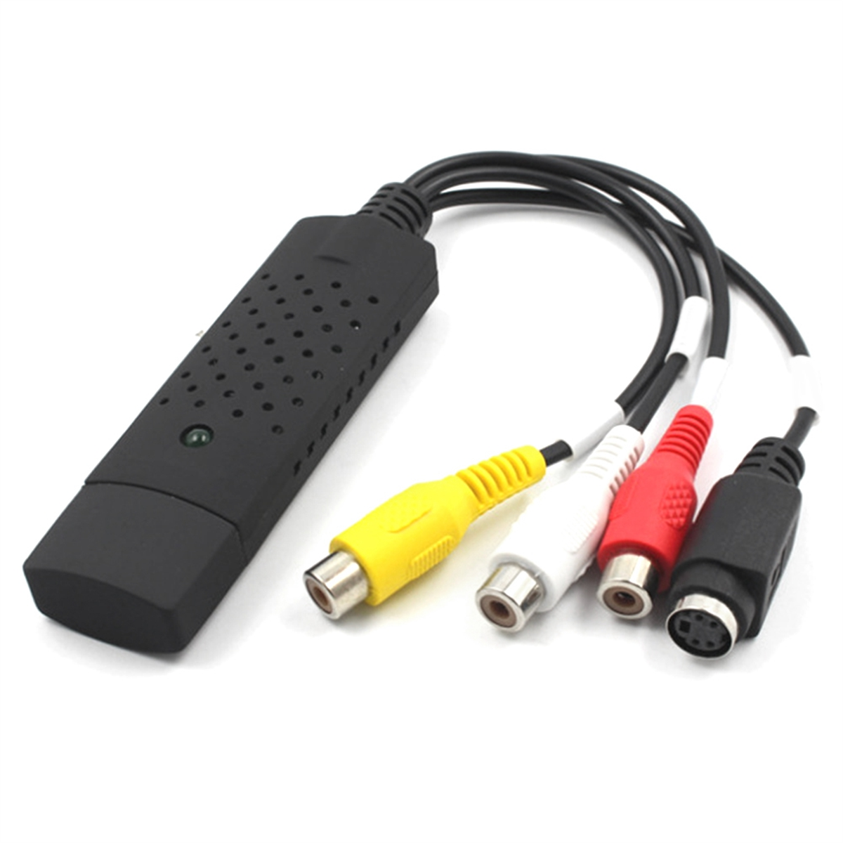 USB Video Capture Card, Audio Video Converter Grabber for RCA to USB Convert VHS Mini DV VCR Hi8 DVD to Digital LYZ