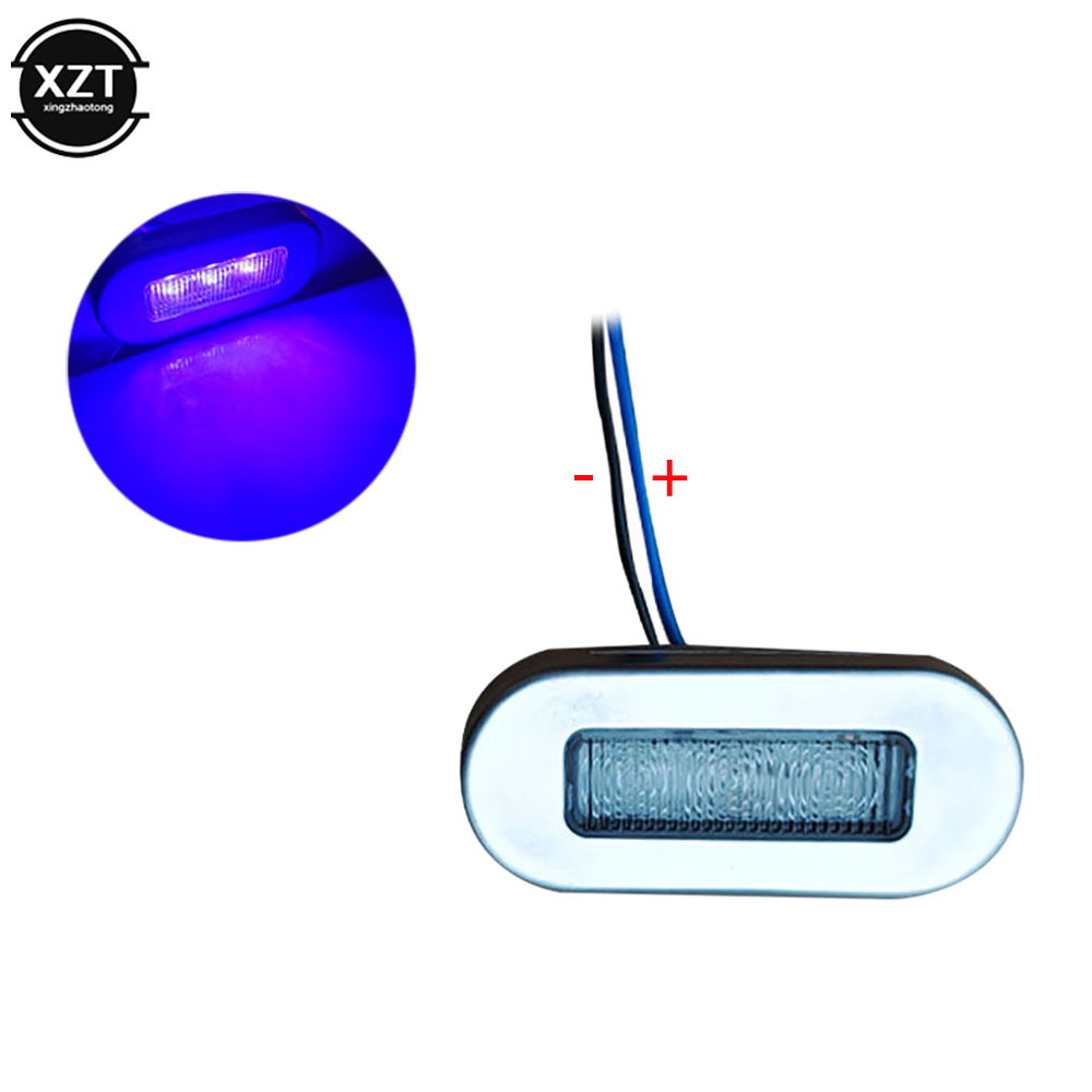 Universelle 2w 12v LED-Marine-unterwasserleuchte aus edelstahl (weiß/blau/grün) für pontonboote 3 wasserdicht, ip-geschützt: Schwarz