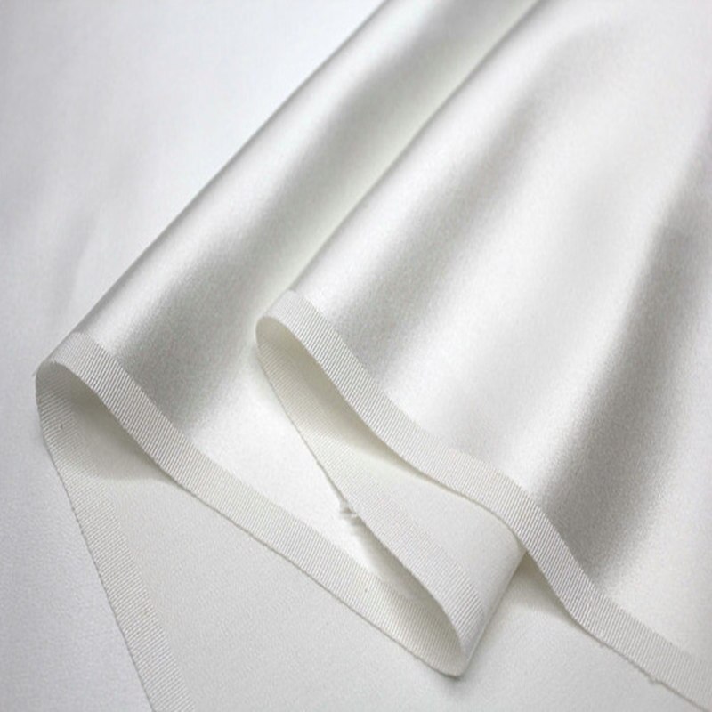 Tissu 100% soie teinté de mûrier, largeur 114cm, 16.5 maman, pour robe de mariage, literie de vêtements DIY,
