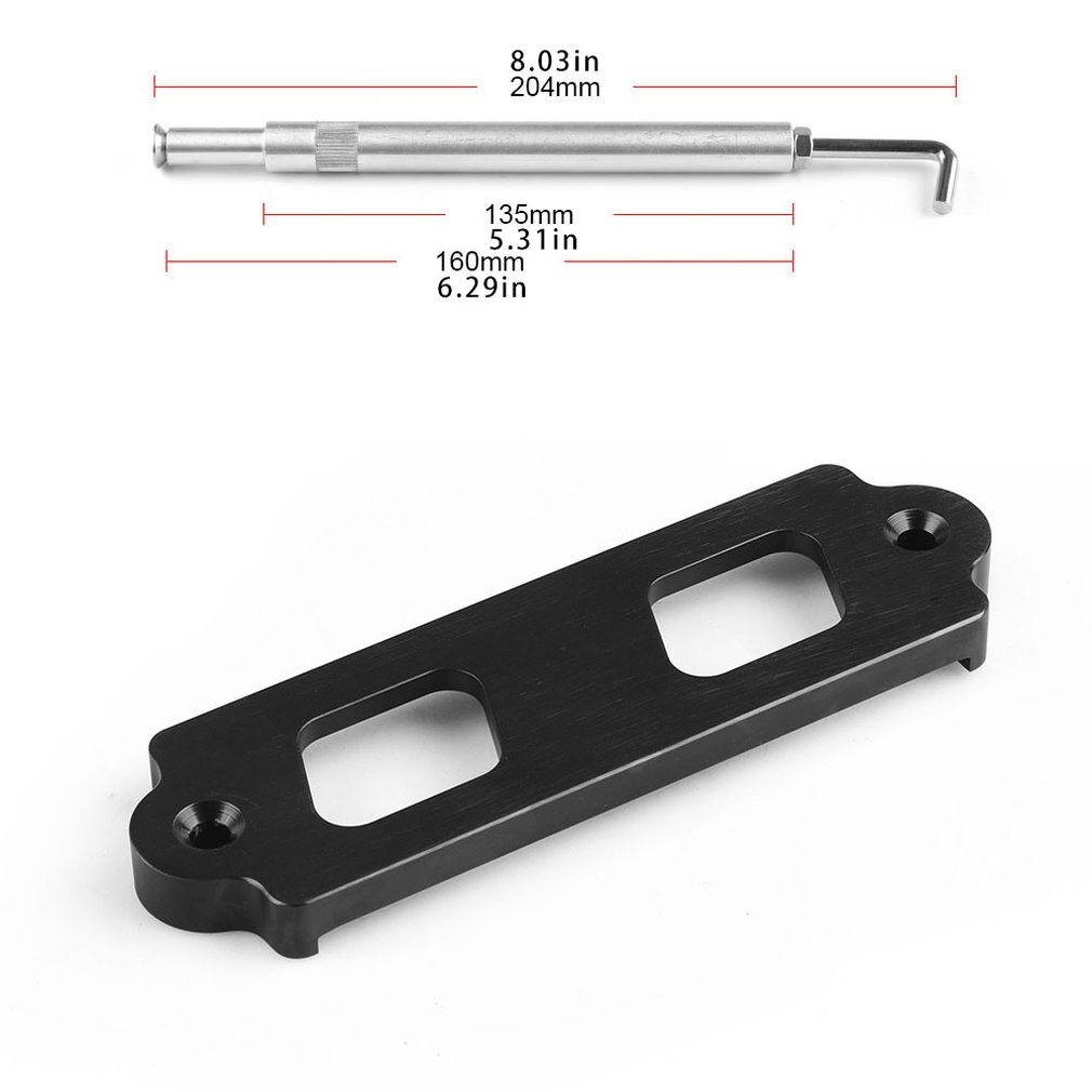 Car Modified Battery Clip Bracket Aluminum Alloy Battery Fixing Bracket Battery Clip With Tray Hooks