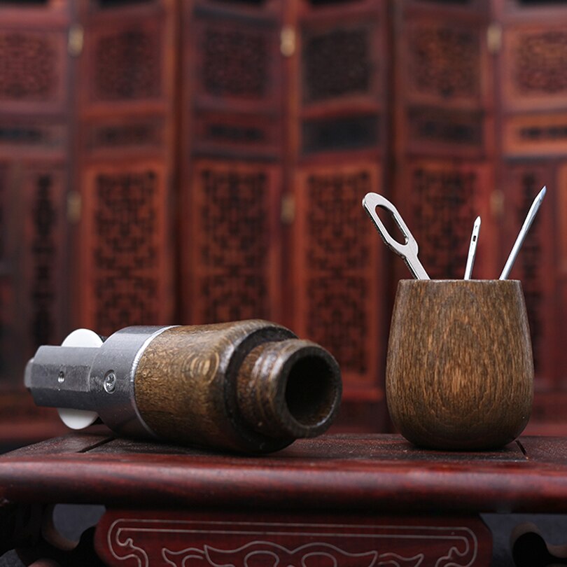 Leather craft Sewing DIY Handmade Leather hand-stitching Tool Sewing Kit Lock Stitch Awl +2 Needles+Wrench