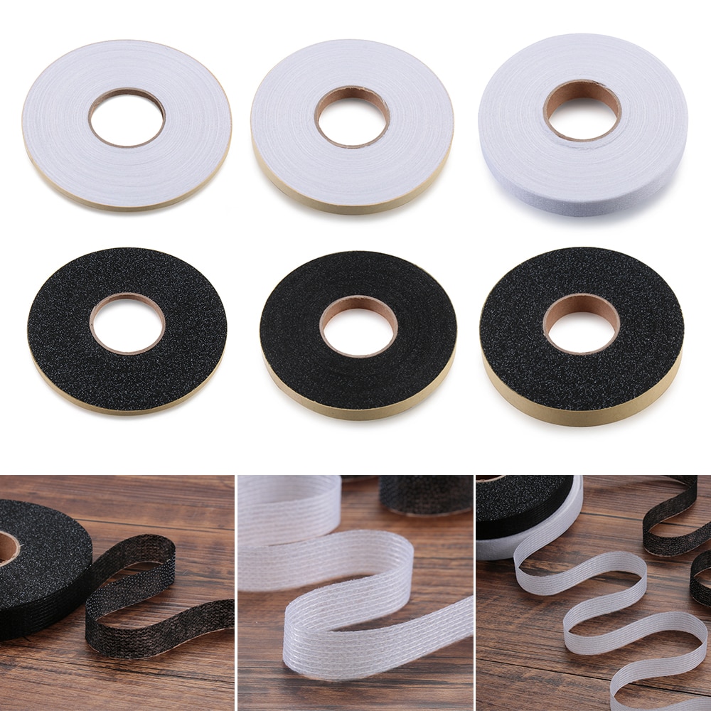 50Meter Double/Single-sided Adhesive Fabric Interlining Sewing Roll Clothes Apparel Iron On Hemming Tape Sewing Turn Up Hem Tape