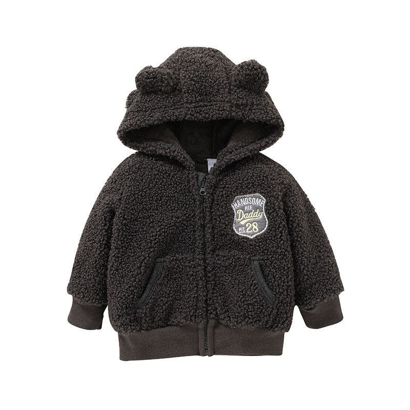 Baby Jongen Meisje Jas Cartoon Capuchon Rits Jas Dikke Herfst/Winter Leuke Peuter Baby Kleding 3-24M: 18-24M