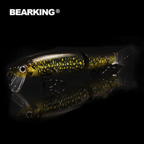 Bearking-leurre rigide pour la pêche au lac, en rivière, appât Wobblers à manivelle, appât artificiel de type Wobblers, 113mm, 13.7g, 0.9 à 1.8m, 1 unité