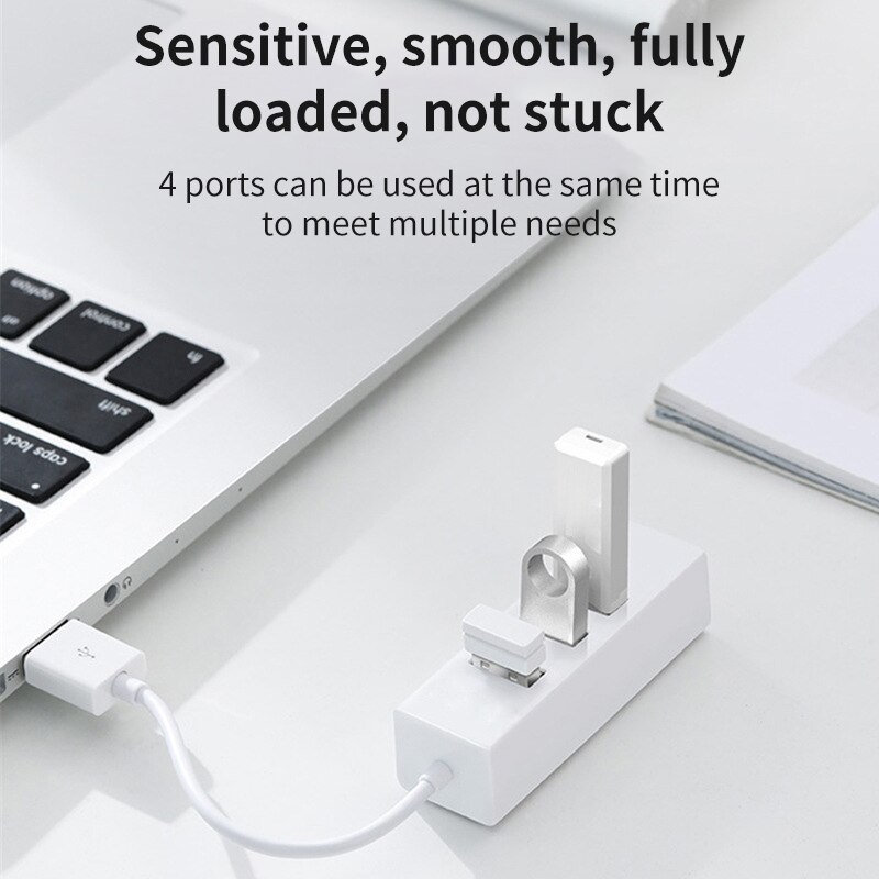 Usb hub usb deconcentrator mini liten fireports us... – Vicedeal