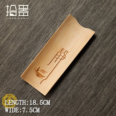 Thé sculpté en bambou fait à la main, fait de bambou naturel, tasse à thé Lotus Zen, accessoires pour service à thé: 03