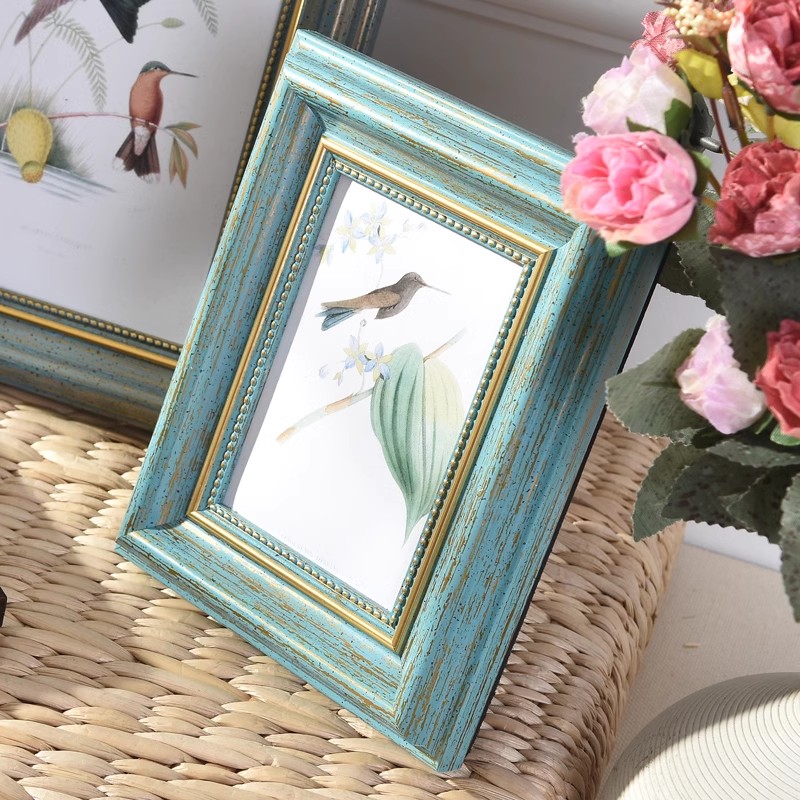 1 pçs estilo resina moldura para a mesa moderna 14 cores molduras de imagem decoração para casa delicadeza quadro de foto pendurado: 5 inch / Yazhidanlan