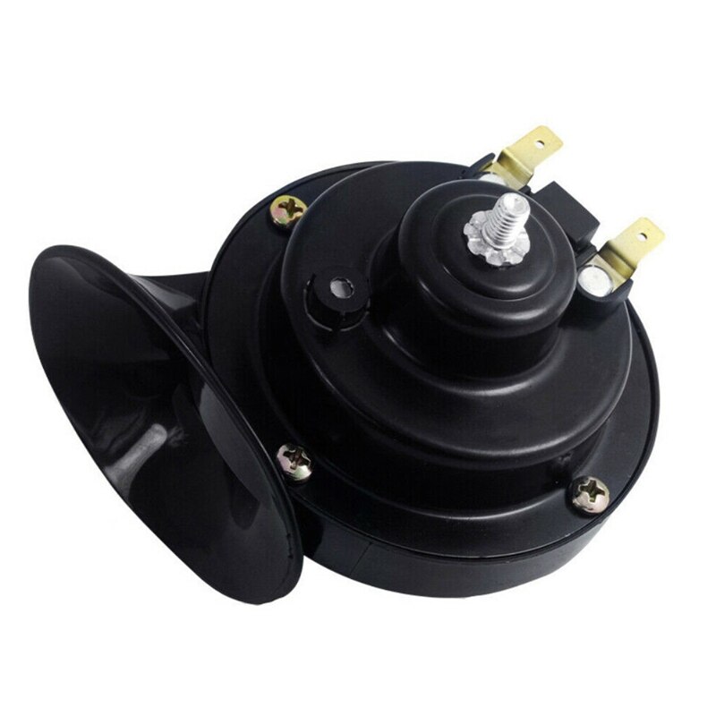 12V Durable Easy Installation Motorcycle Horn Motorcycle Modified Vehicle Snail Horn High Sound Power-Assisted Electric