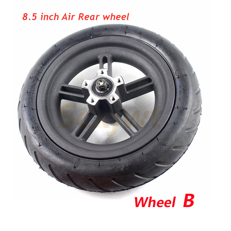 Pneus à Air Arrières pour Trottinette Électrique, Roues de Rééquilibrage 8.5 Pouces, 10 Pouces, Solides, pour Modèle Xiaomi Mijia M365, 8 1/2x2: wheel B