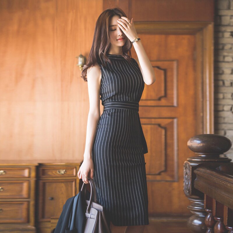 European and American women's spring OL career suit jacket cape cape sleeveless dress suit
