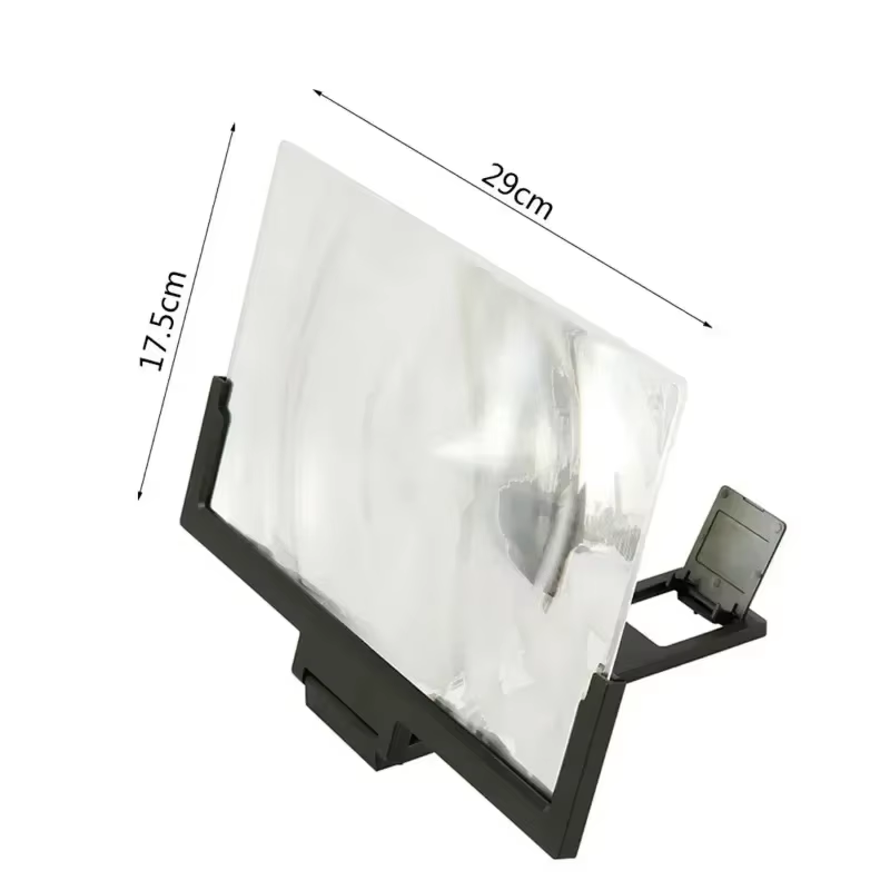Amplificateur d'écran de téléphone portable pliable 3D haute définition, amplificateur de film TV paysager, écran d'affichage de 14 pouces, support de téléphone