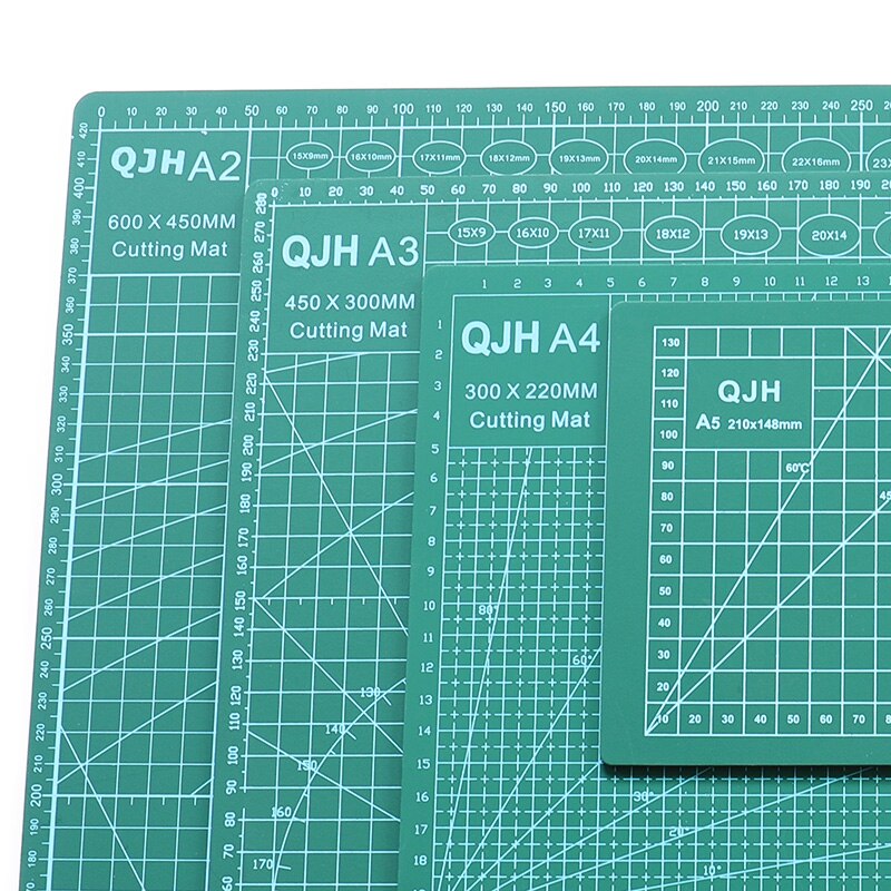 Pvc  a3 a2 pysselmatta självläkande skärmatta för quiltning dubbelsidig läderverktygsmatta för skärning