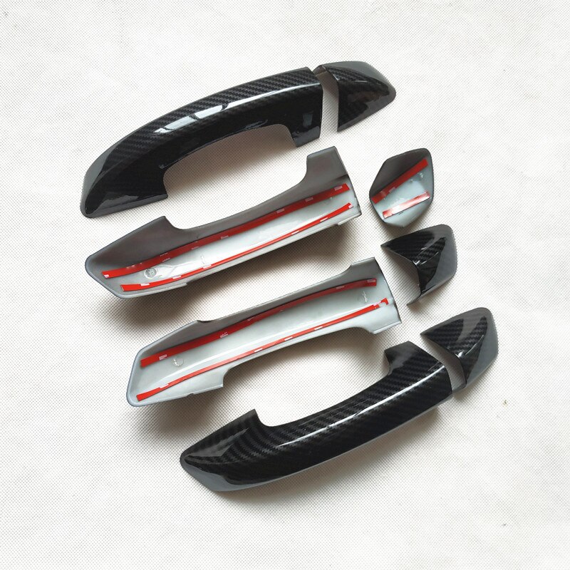 suitable for volkswagen vw golf 6 mk6 accessories Door Handle Cover trim handles covers plastic Imitation carbon fiber