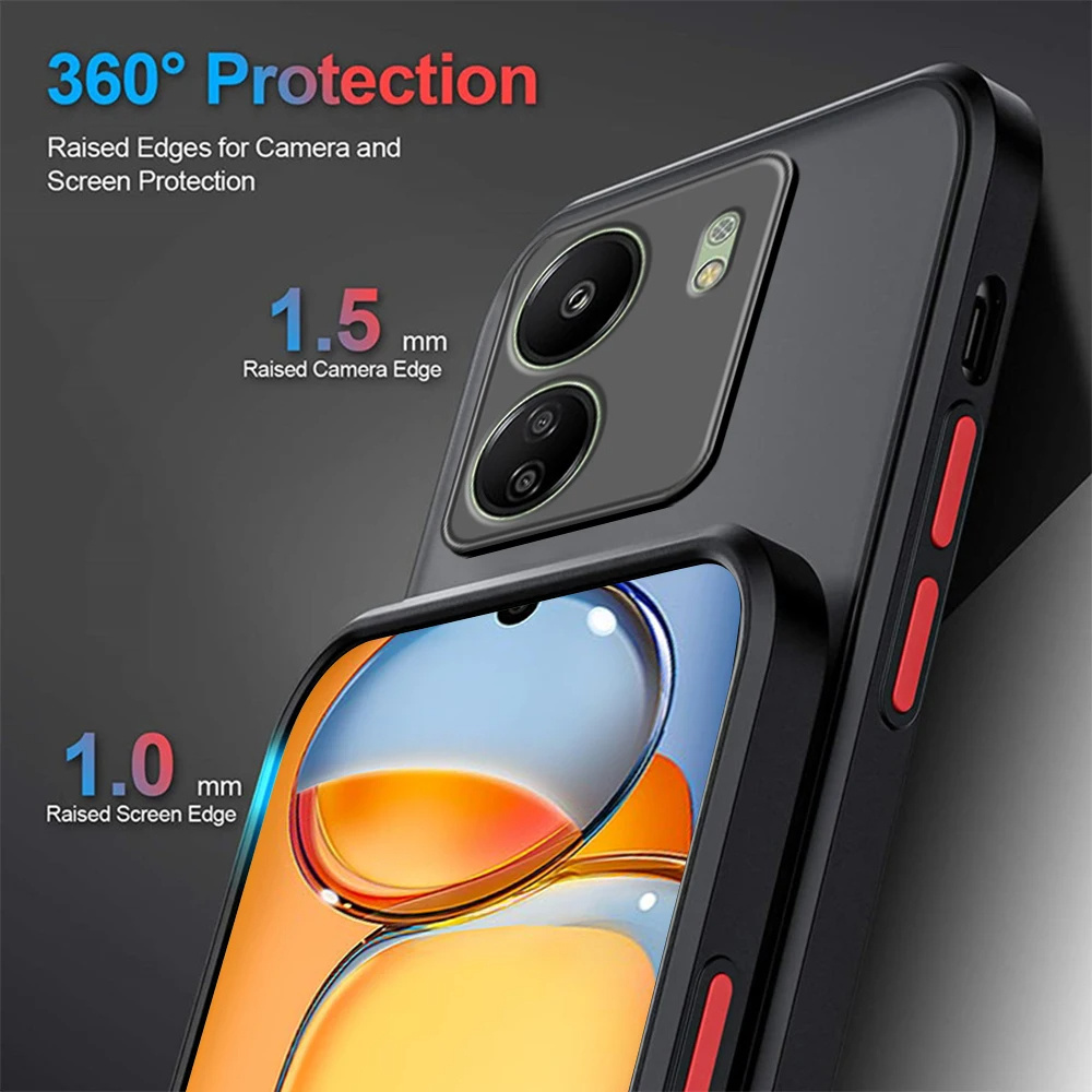 Casos de telefone luxuosos à prova de choque para xiaomi redmi 13c 14c 12 10c 10 9c armadura capa de silicone para redmi 13c 12c 12 14c capa fosca