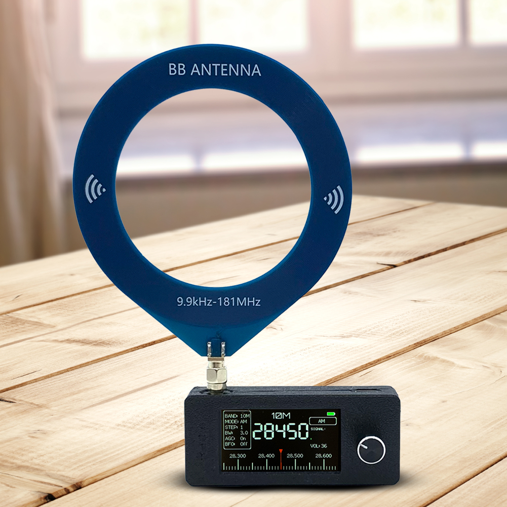 SI4732 0.5-108 mhz Radio portatile LSB USB AM FM FM/AM Radio Schermo IPS da 1,9 pollici Ricevitore radio per tutte le bande con antenna telescopica