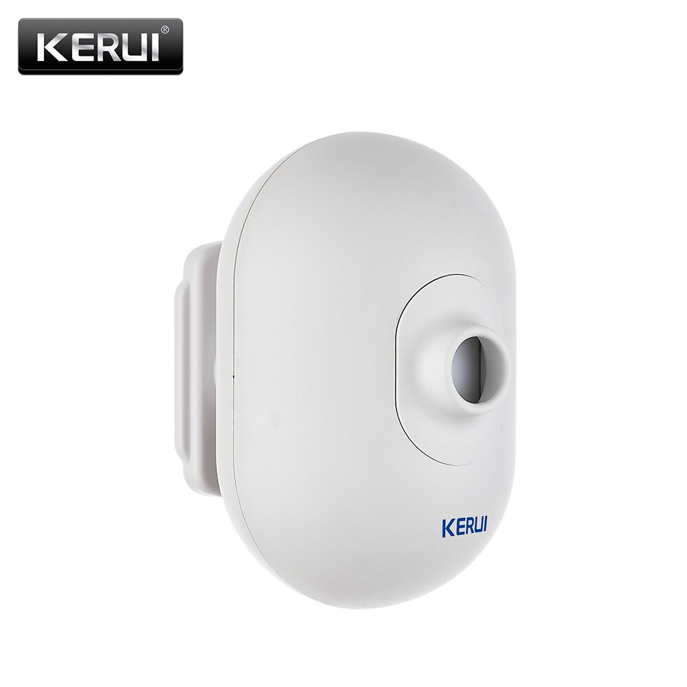 Kerui trådløs vandtæt infrarød sensor udendørs bevægelsesdetektion justerbar detekteringsvinkel sikkerhedsalarm  p861 bevægelsessensor