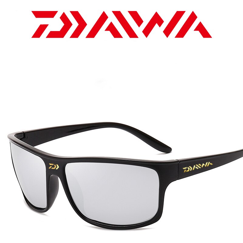 Daiwa udendørs kørsel og fiskeri uv beskyttelse solbriller herre sport cykling solbriller polariserede briller: Fotofarve 6
