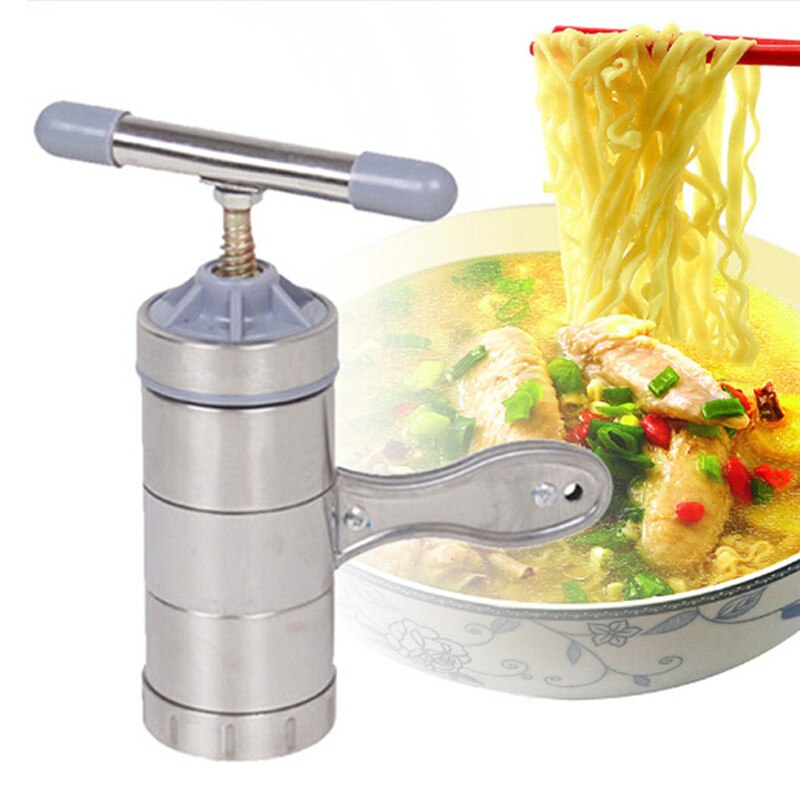 Fabricante de macarrão manual que faz espaguete utensílios de cozinha macarrão manual imprensa máquina macarrão manivela cortador frutas juicer panelas