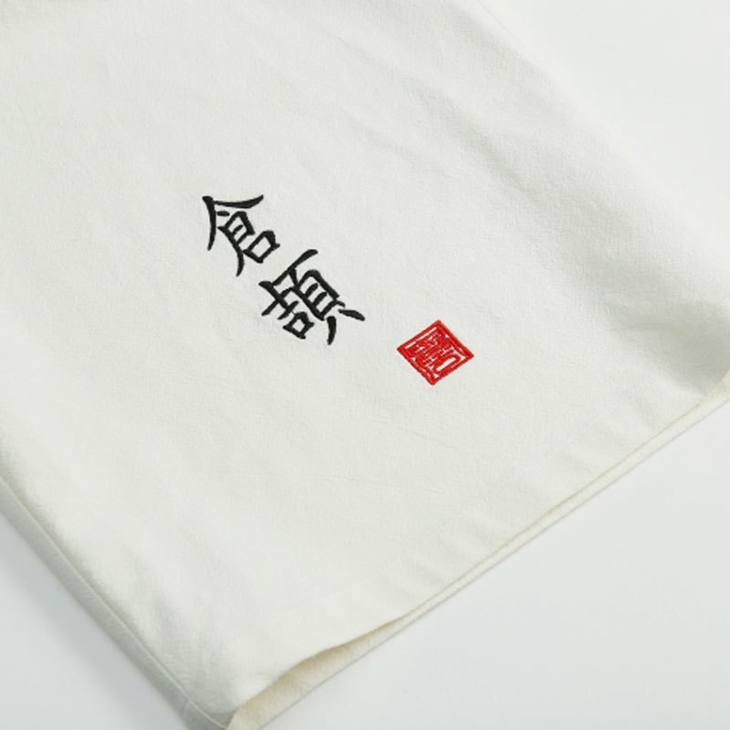 Pantalon japonais traditionnel en lin pour homme, court, kimono, vêtement de bain asiatique décontracté et ample, Yukata