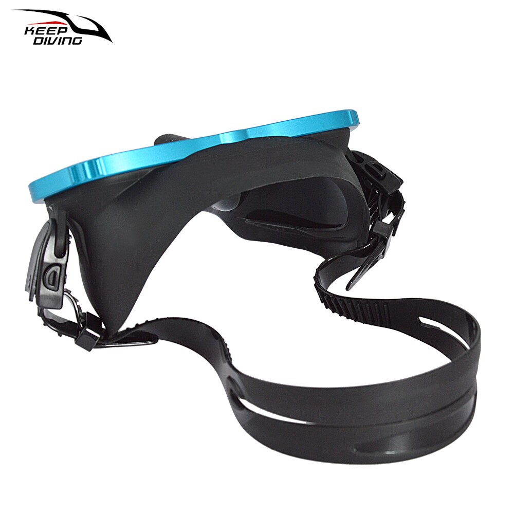 Gratis Duikbril Ultra Low Volume Snorkelen Bril Kleur Aluminium Frame Duikbril Voor Scuba Dive