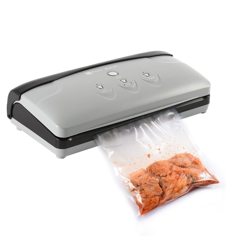 Fresh World – Machine à emballer sous vide automatique, avec démarreur, pour refermer les sacs et conserver les aliments, équipement de cuisine