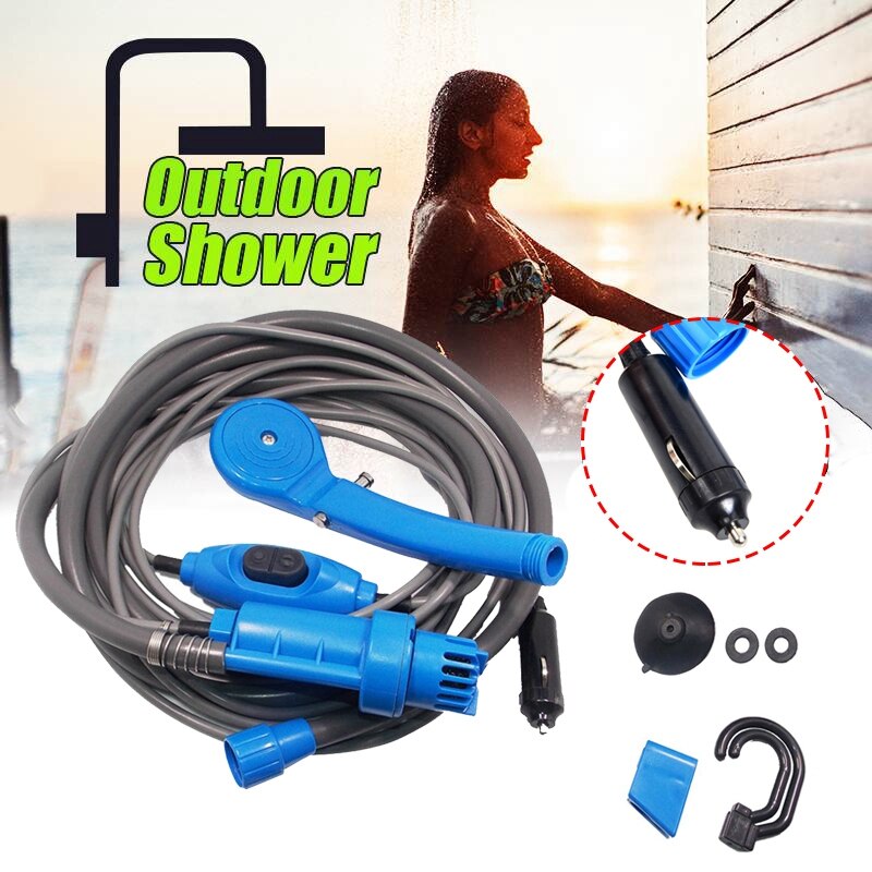 12V Caravan Hoge Druk Douchekop, auto Wasmachine Set Hond Nemen Douche Set Voor Rv Camper Outdoor: Default Title
