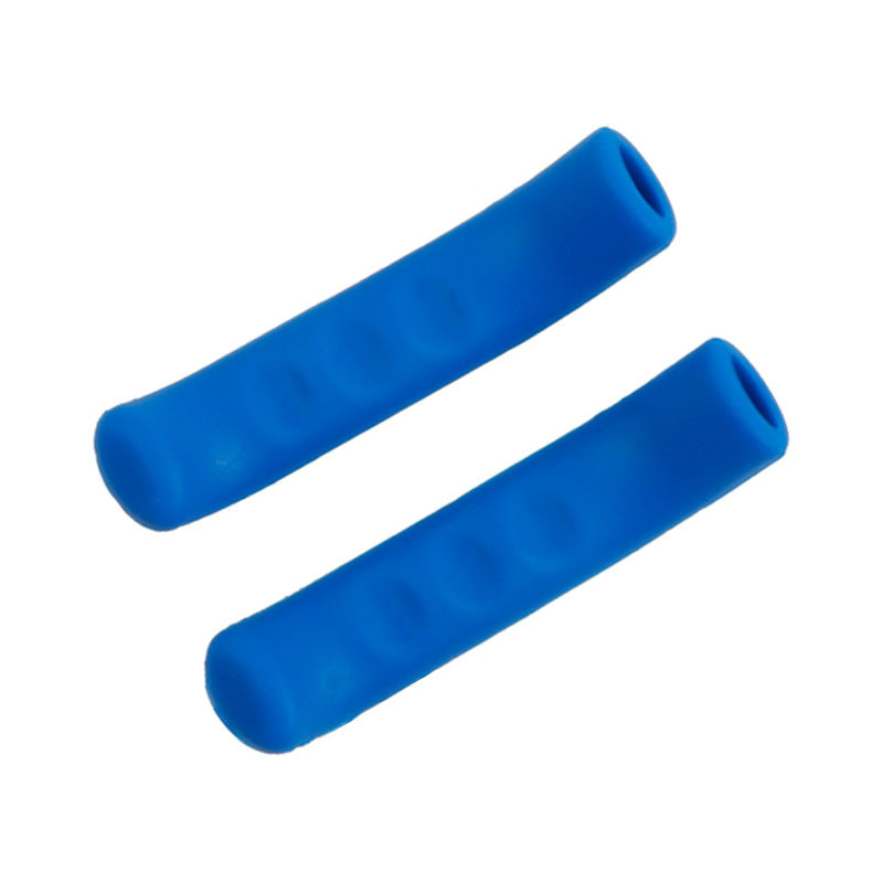 Housse de Protection universelle en Gel de silice, pour poignée de frein de vélo, vtt, cyclisme sur route, équipement fixe: Blue