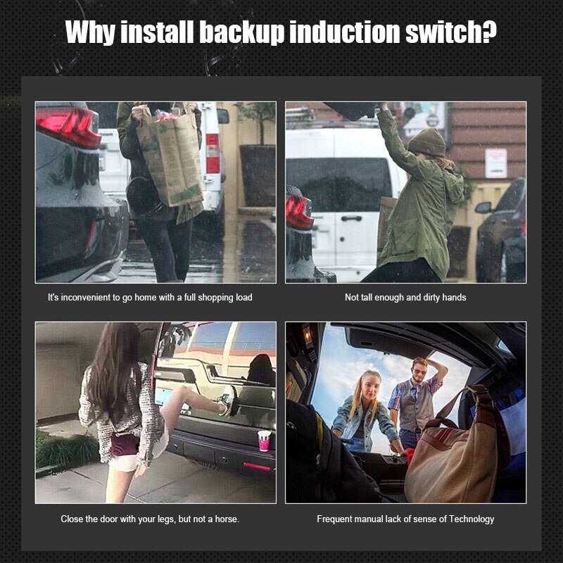 Car Electric Tailgate Trunk Smart Induction One Foot Sensor Hands Free Trigger Opener