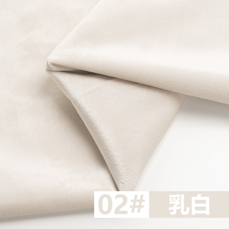 Tela de terciopelo engrosada sofá cortina almohada negro y blanco brocado tela de lentejuela azul para vestido, costura 50cm * 155CM