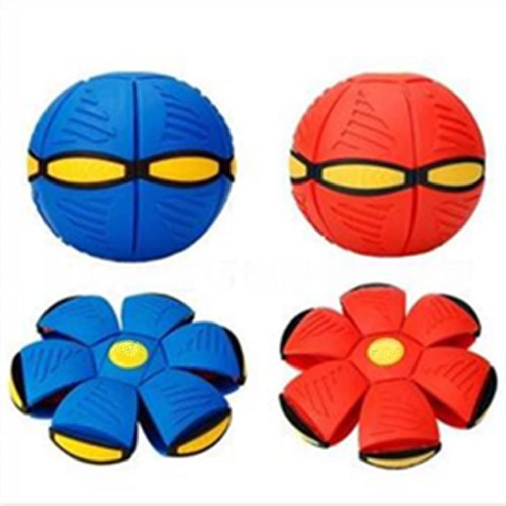 Goliath Games Phlat Ball V3 Kids Games Throw a Disc Catch a Ball Flying Transfiguration Ball Have 3/6 Luminous Lamps for Glows